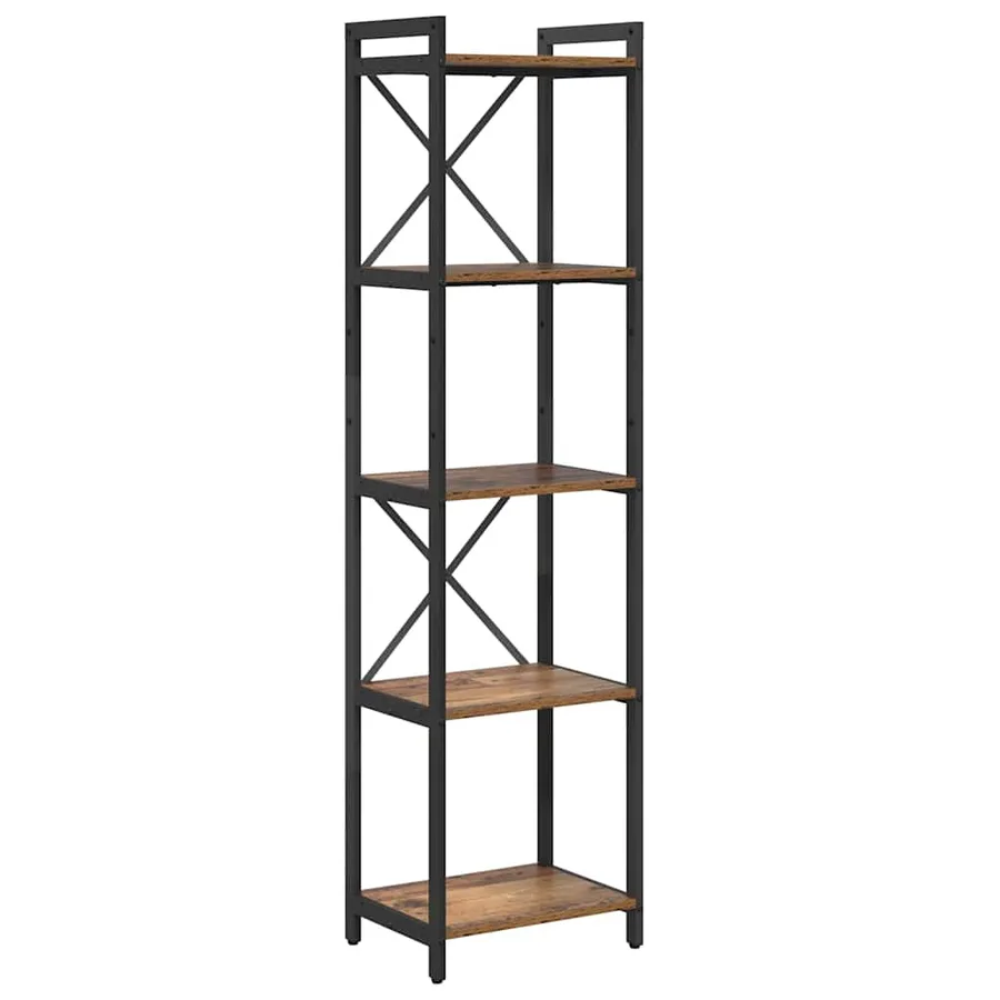 Étagère Bois ancien 40 x 30 x 155 cm Bois d'ingénierie - 2