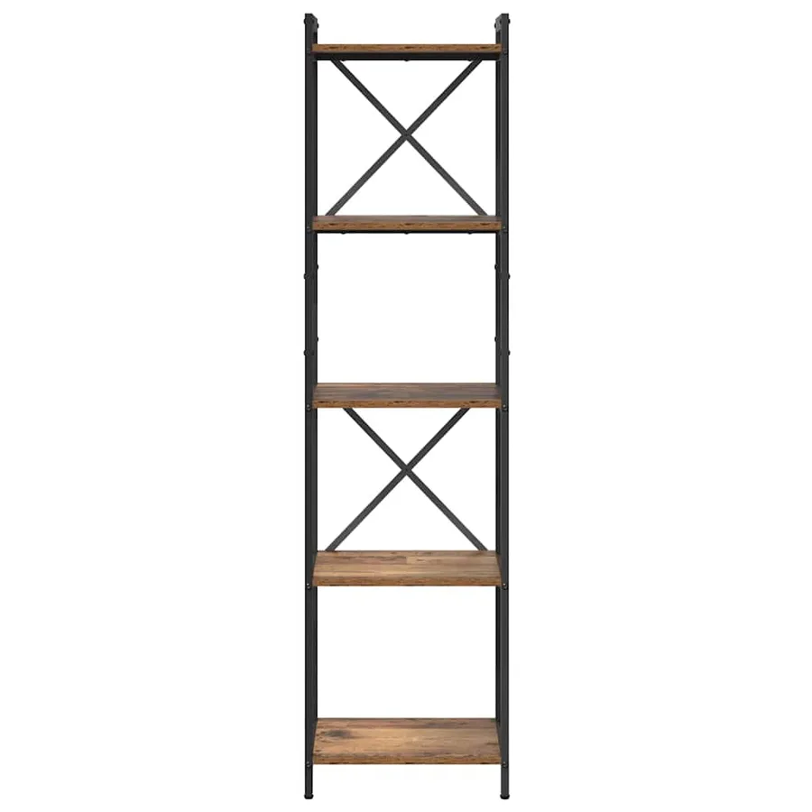 Étagère Bois ancien 40 x 30 x 155 cm Bois d'ingénierie - 5