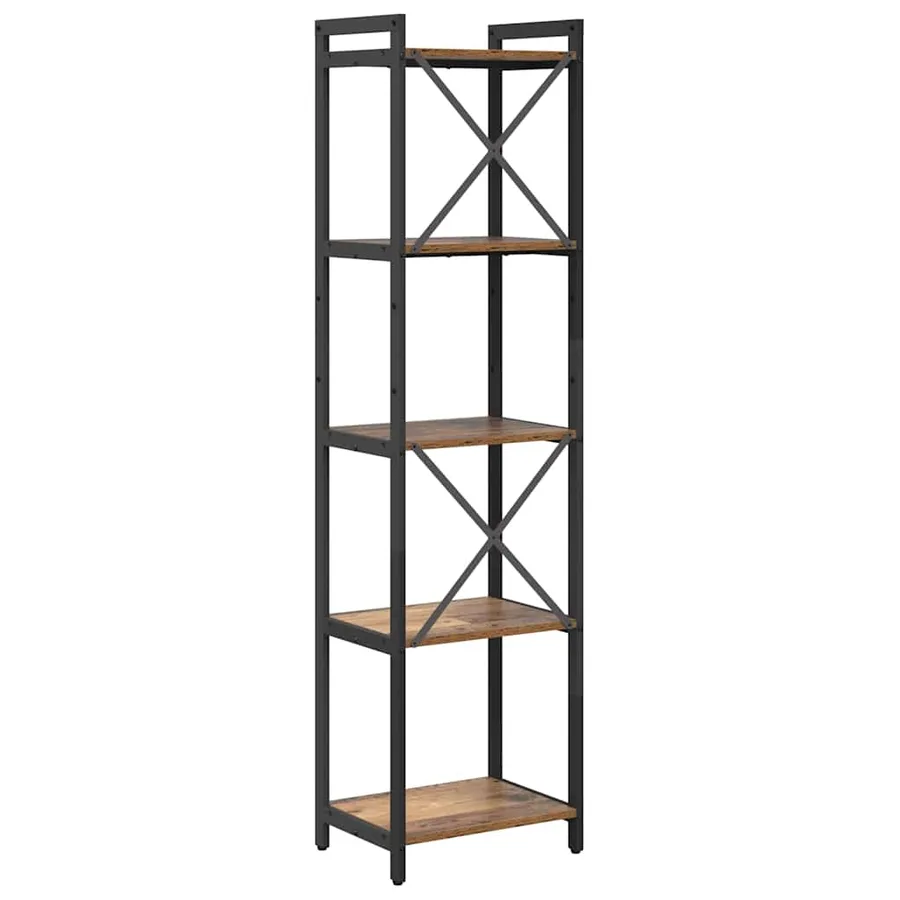 Étagère Bois ancien 40 x 30 x 155 cm Bois d'ingénierie - 7