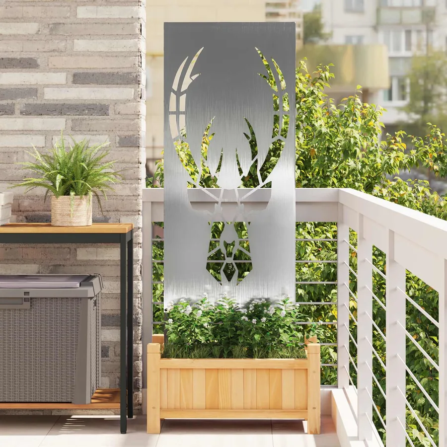 Écran de confidentialité de jardin Argenté 50 x 140 cm