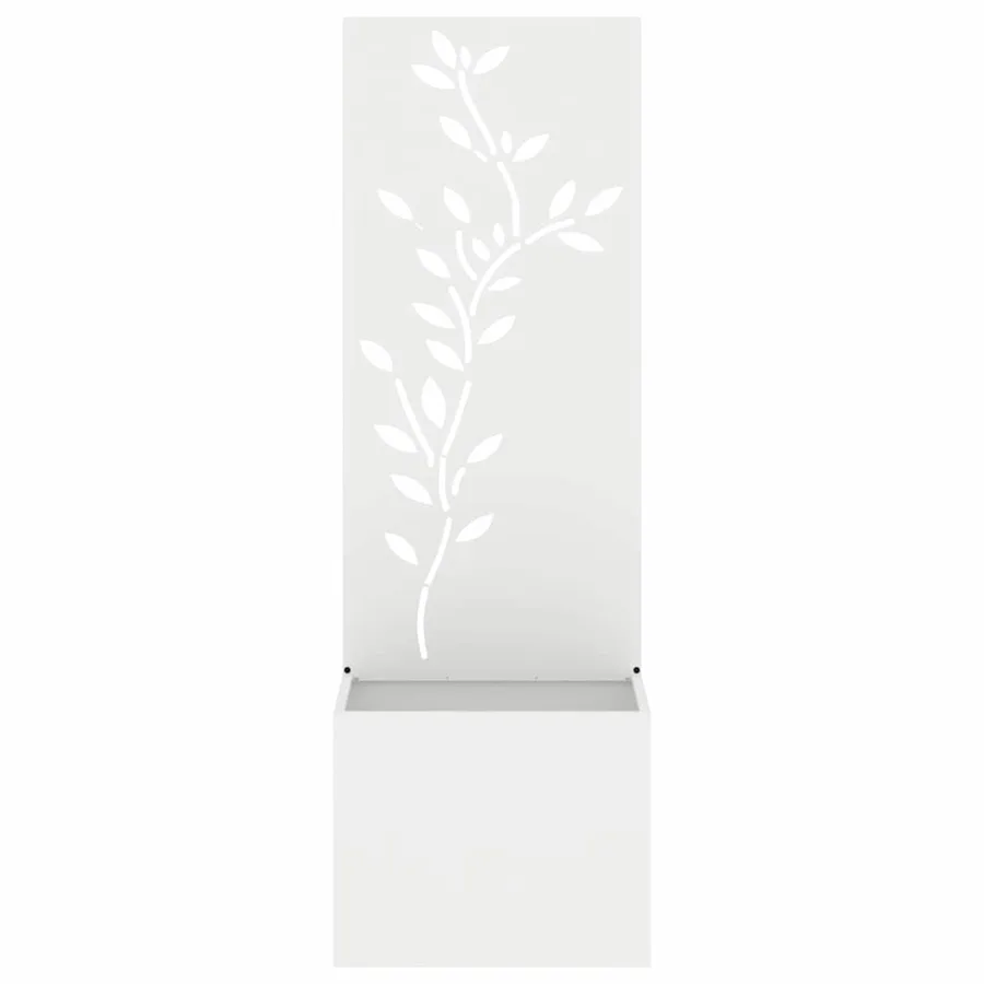 Écran de confidentialité de jardin Floral Blanc 50 x 150 cm - 5