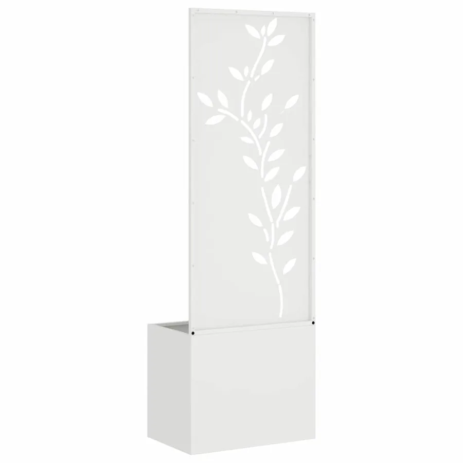Écran de confidentialité de jardin Floral Blanc 50 x 150 cm - 7