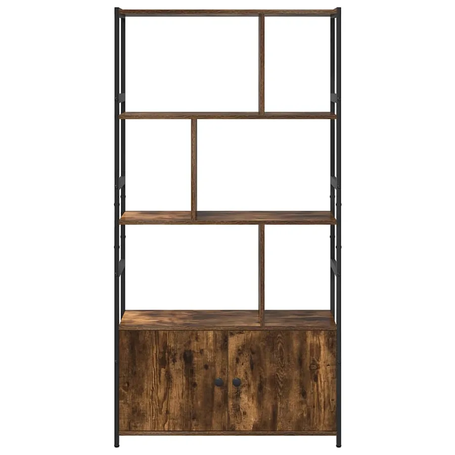 Étagère Chêne fumé 80 x 30 x 155,5 cm Bois d'ingénierie - 6