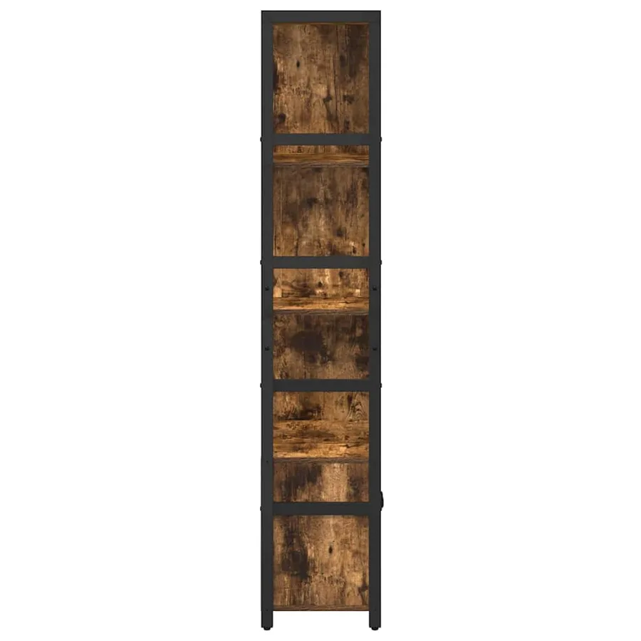 Étagère Chêne fumé 80 x 30 x 155,5 cm Bois d'ingénierie - 7