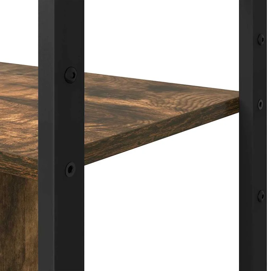 Étagère Chêne fumé 80 x 30 x 155,5 cm Bois d'ingénierie - 9