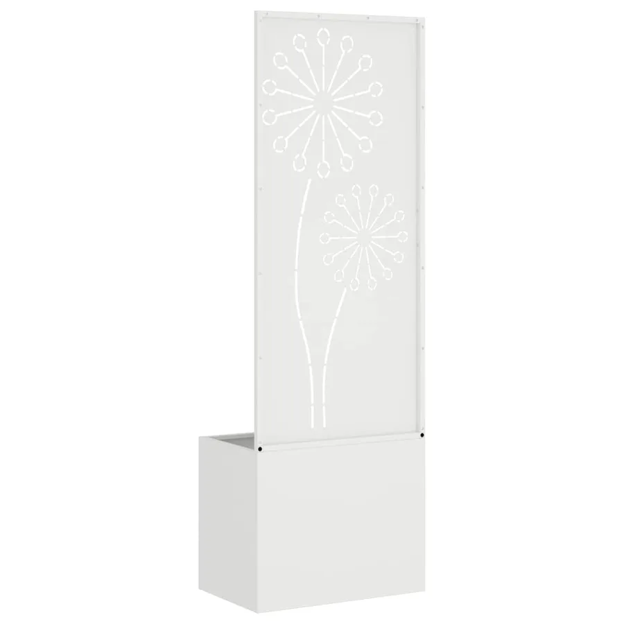Écran de confidentialité de jardin Fretwork Blanc 50 x 150 cm - 7