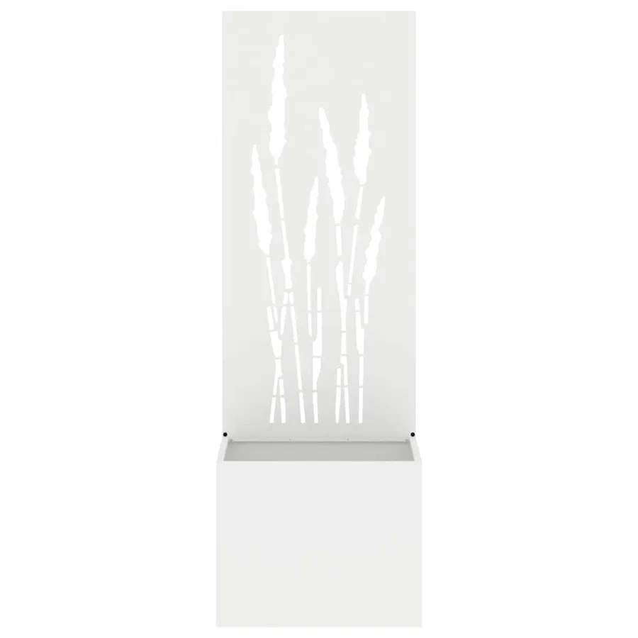 Écran de confidentialité de jardin Fretwork Blanc 50 x 150 cm - 5