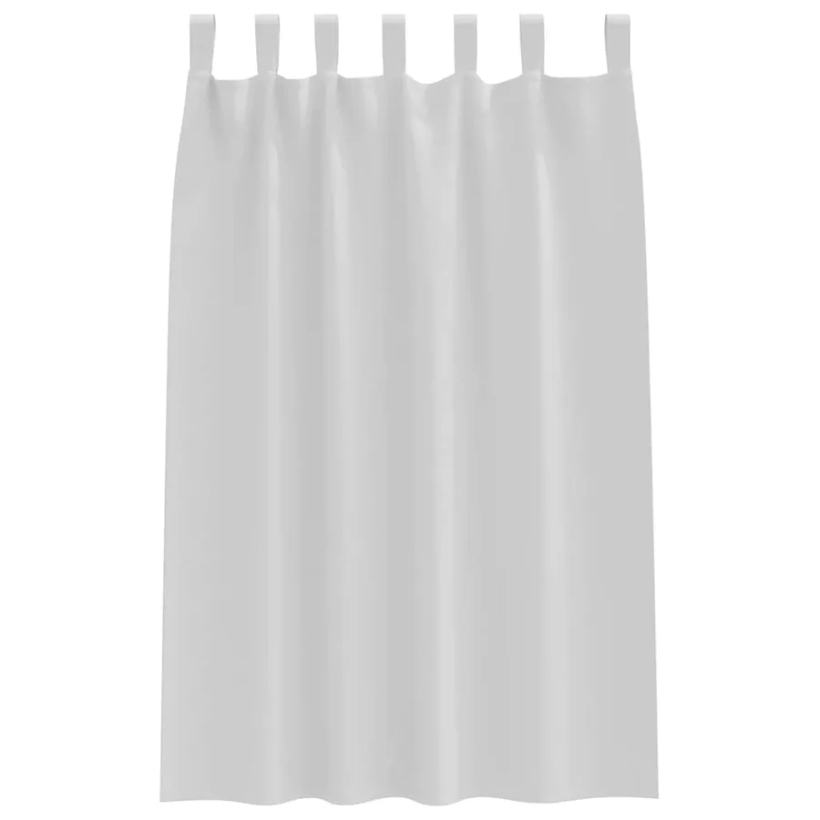 Rideaux occultants avec anneaux 2 pcs Gris pâle 175 x 140 cm - 4