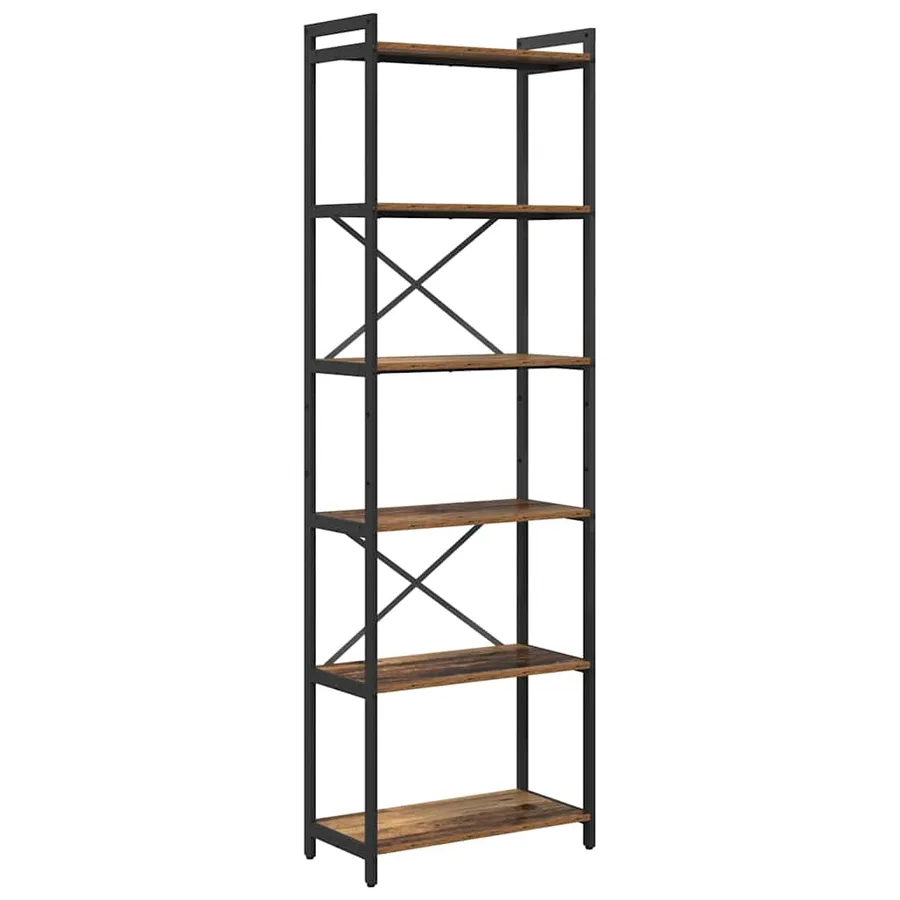 Étagère Bois ancien 60 x 30 x 189,5 cm Bois d'ingénierie - 2