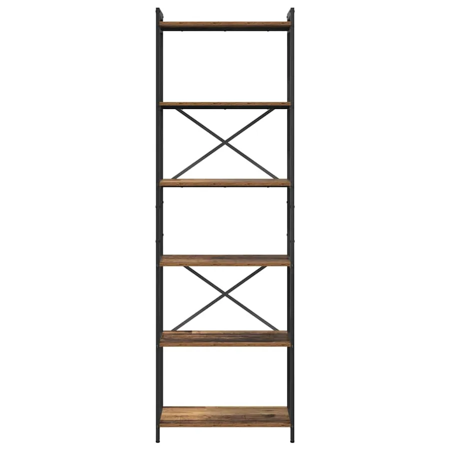 Étagère Bois ancien 60 x 30 x 189,5 cm Bois d'ingénierie - 5