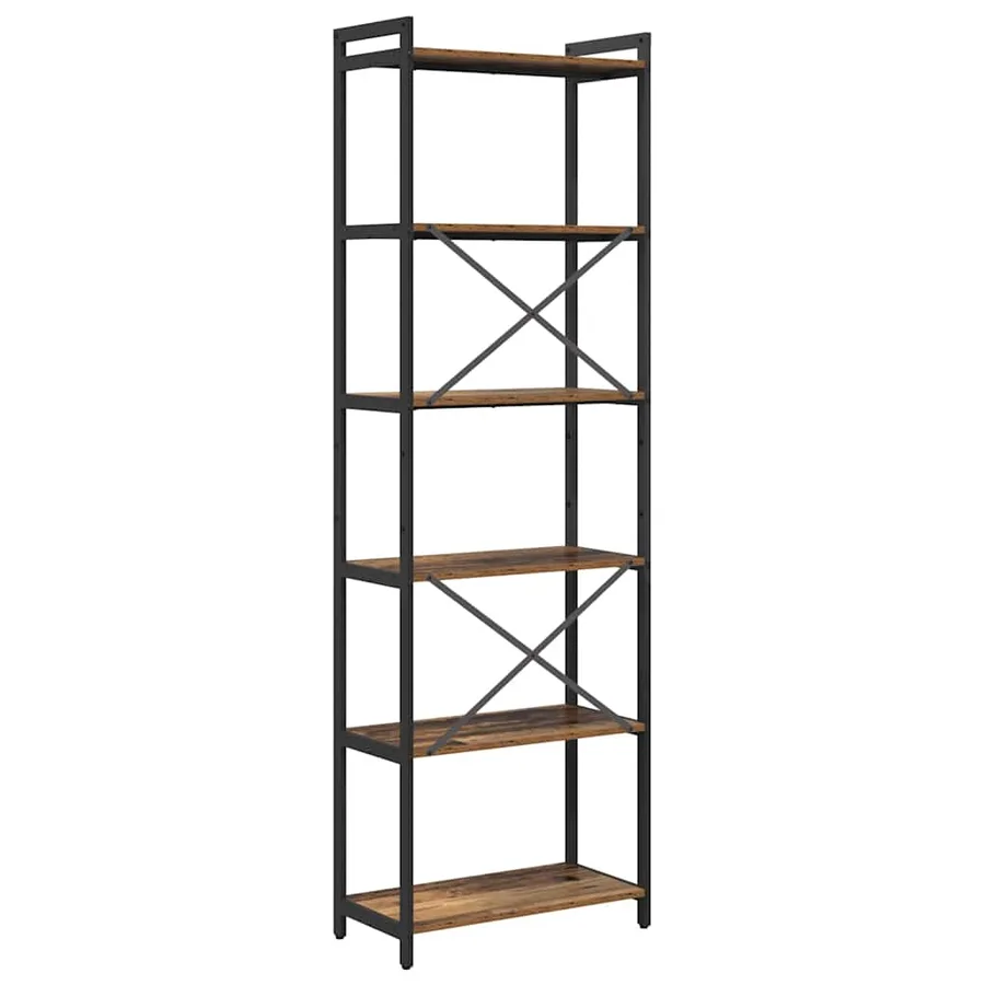 Étagère Bois ancien 60 x 30 x 189,5 cm Bois d'ingénierie - 7