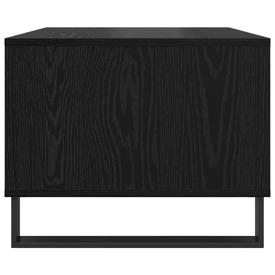 Table basse Chêne noir 60 x 50 x 40 cm Bois d'ingénierie - 6