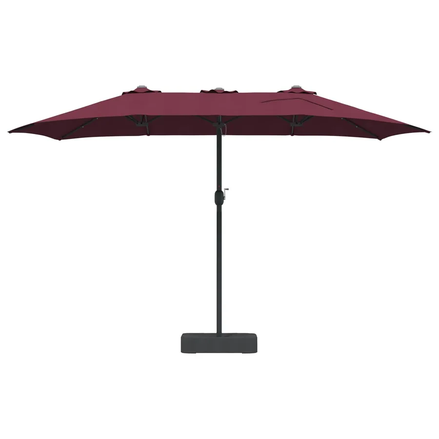 Parasol de jardin Bordeaux 385 x 209 x 244 cm Polyester - 4