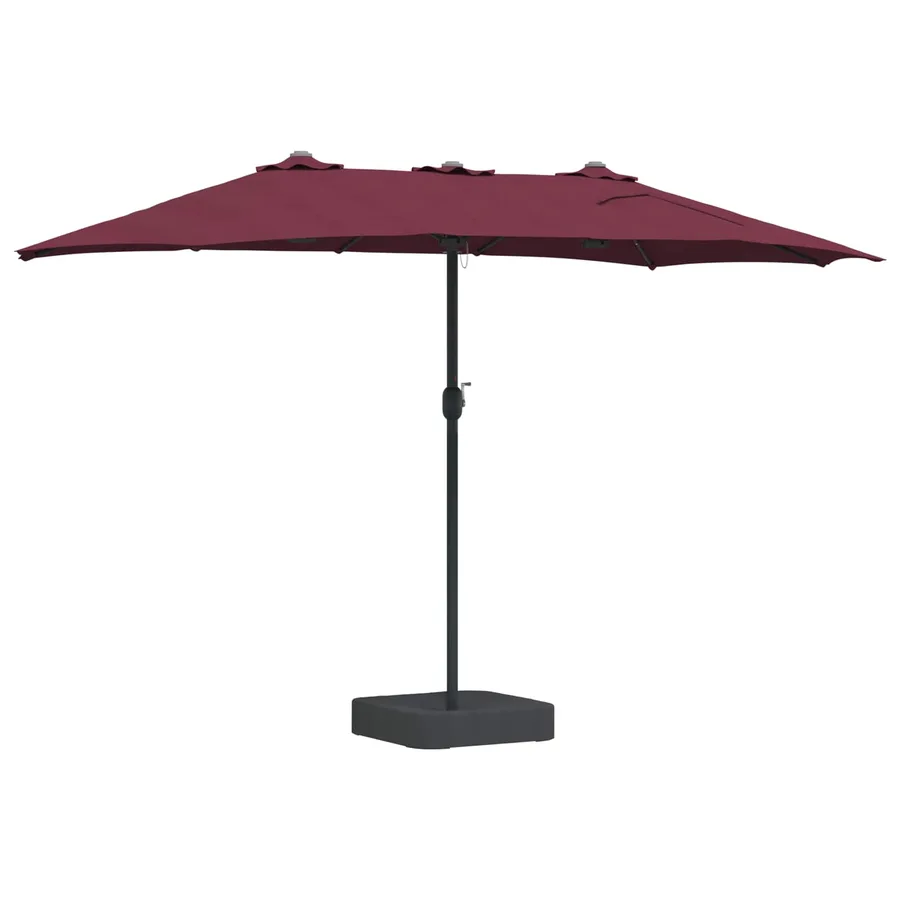 Parasol de jardin Bordeaux 385 x 209 x 244 cm Polyester - 6