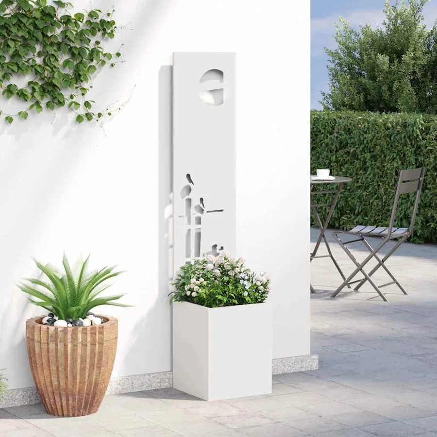 Écran de confidentialité de jardin Blanc 32 x 32 x 150 cm - 4