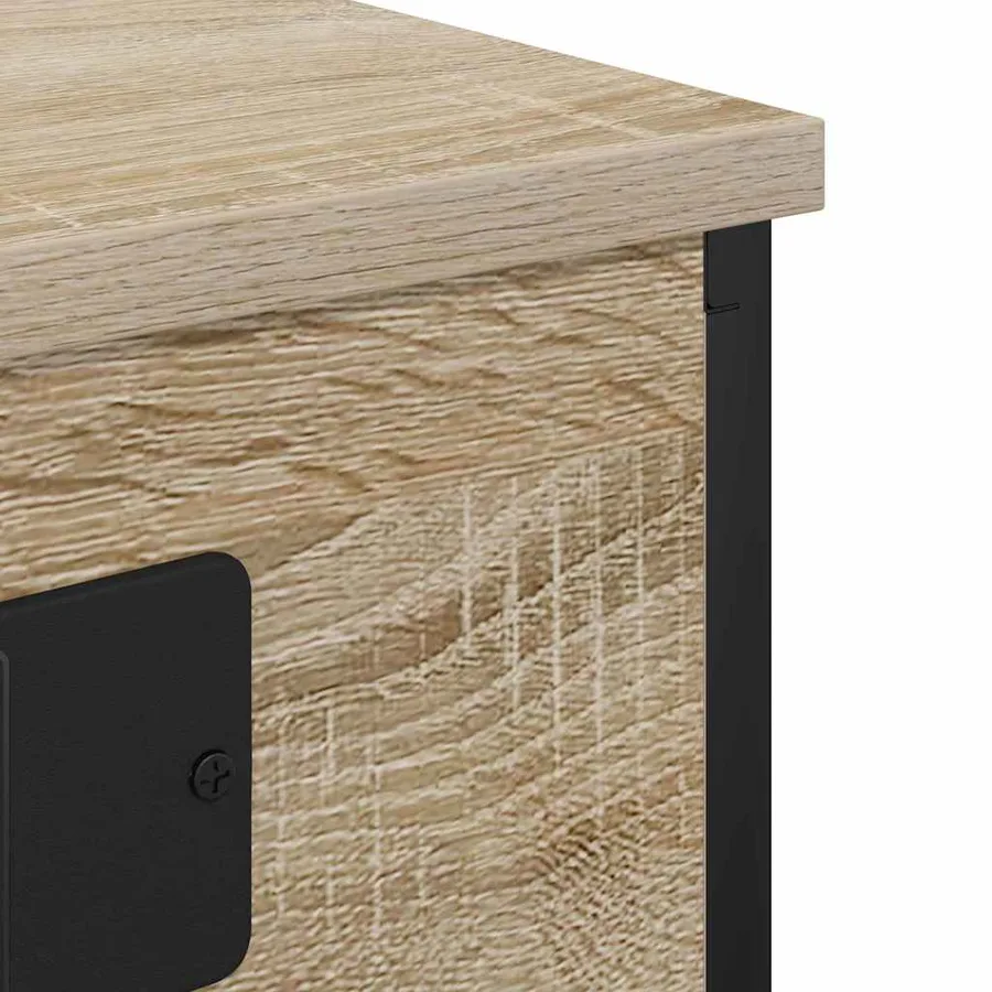 Cabinet de chevet avec étagère Chêne Sonoma 41 x 31 x 76 cm - 9