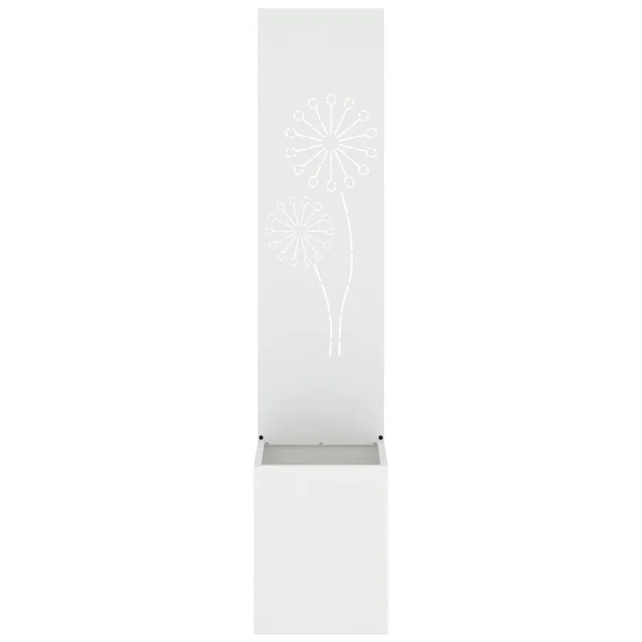 Écran de confidentialité de jardin Fretwork Blanc 32 x 150 cm - 5