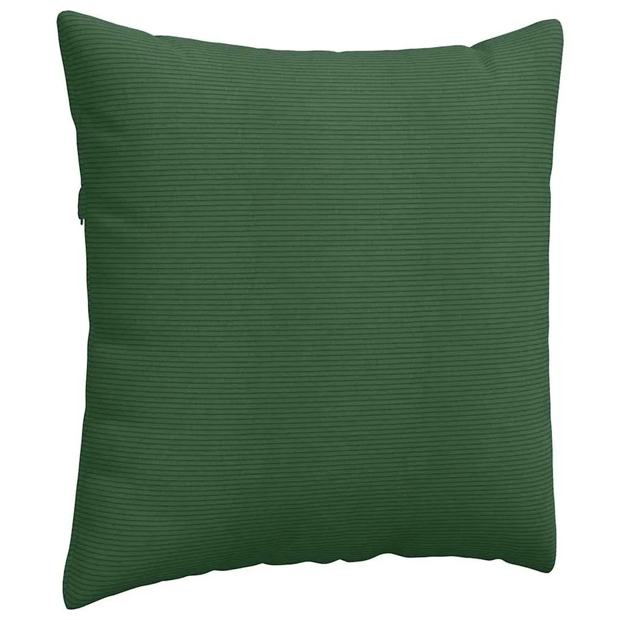 Coussins de canapé 2 pcs Vert foncé 60 x 60 cm - 5