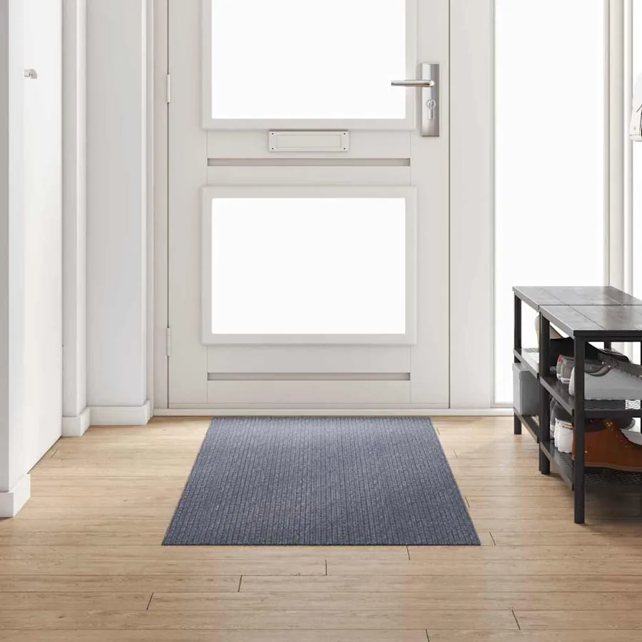 Tapis Couloir Gris clair 80 x 250 cm tissu