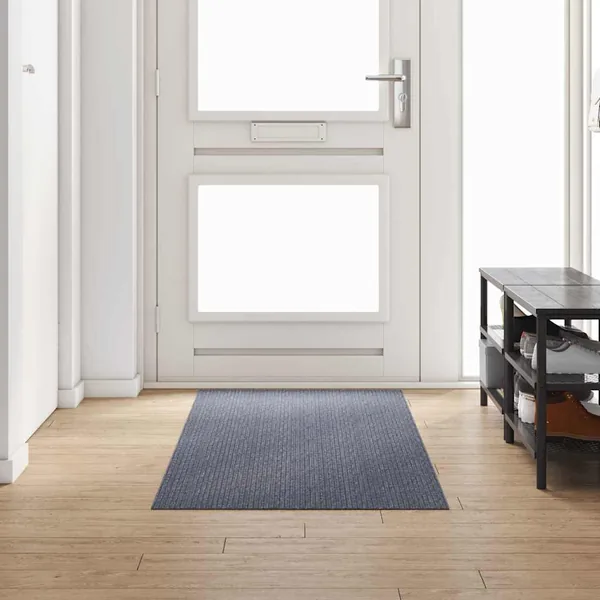 Tapis Couloir Gris clair 80 x 250 cm tissu