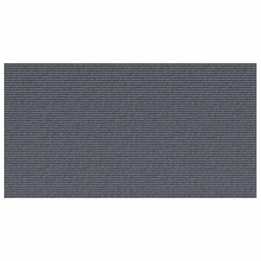 Tapis Couloir Gris 80 x 150 cm tissu - 2