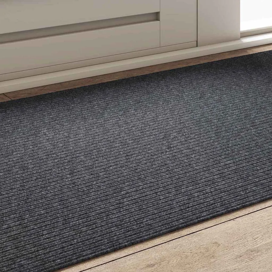Tapis Couloir Gris 80 x 150 cm tissu - 4