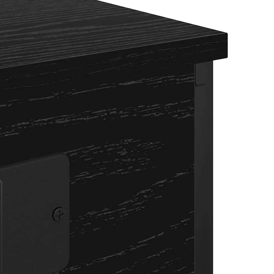 Cabinet de chevet 2 pcs Chêne noir 41 x 31 x 51 cm - 10