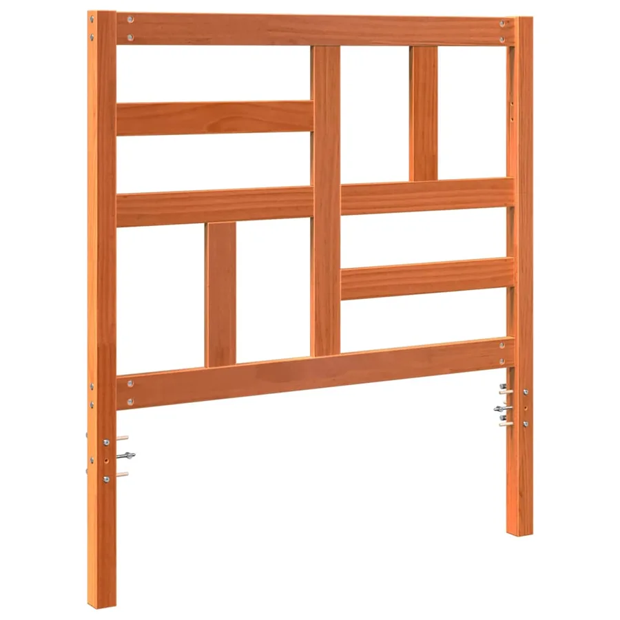 Tête de lit Brun cire 80,5 x 4 x 104 cm Pin massif - 6