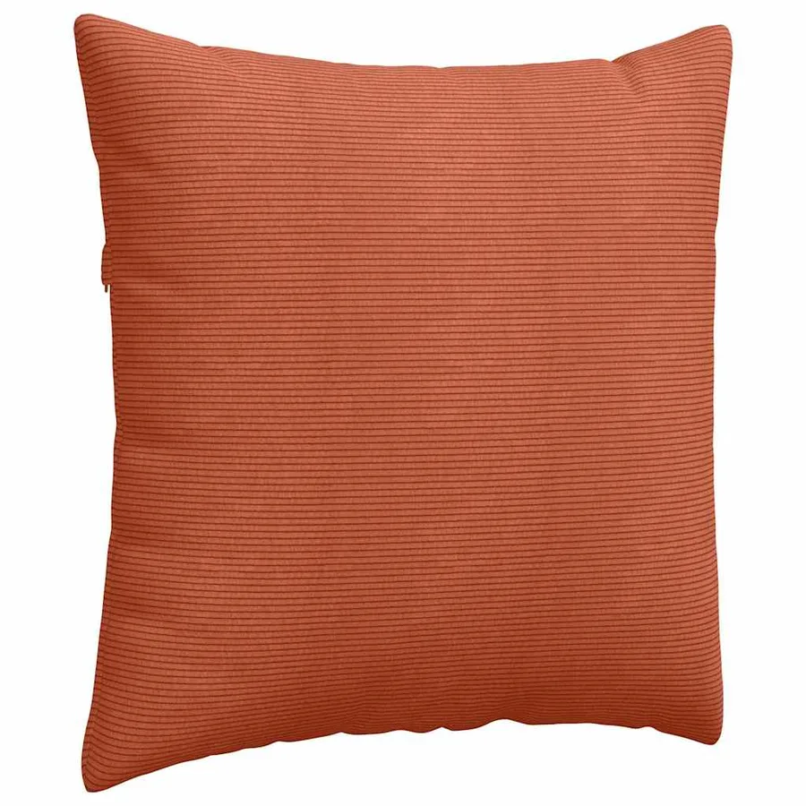 Coussins de canapé 2 pcs Rouge orange 80 x 80 cm - 5