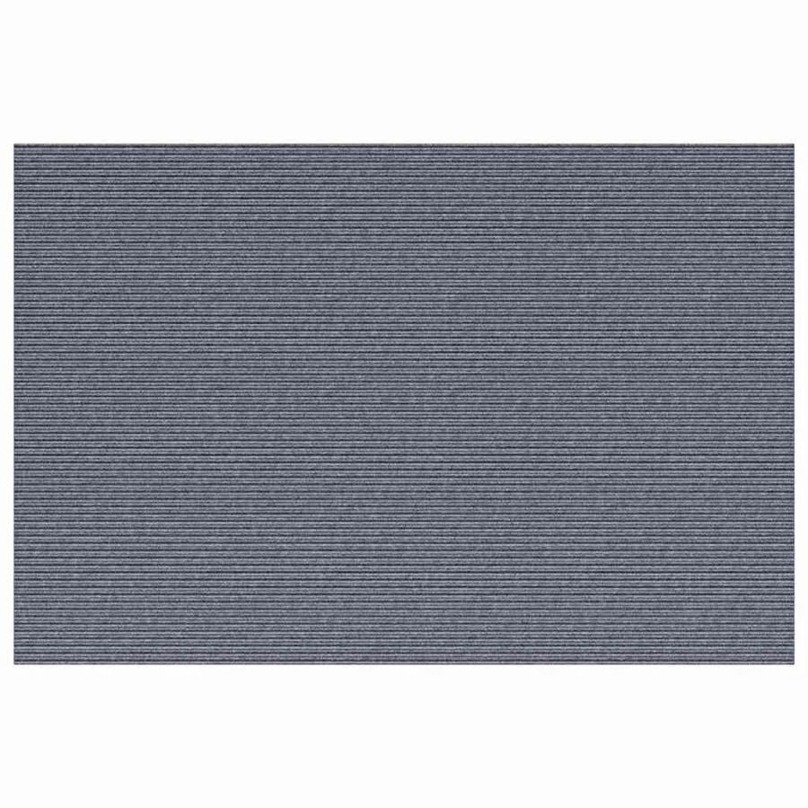 Tapis Couloir Gris clair 100 x 150 cm tissu - 2