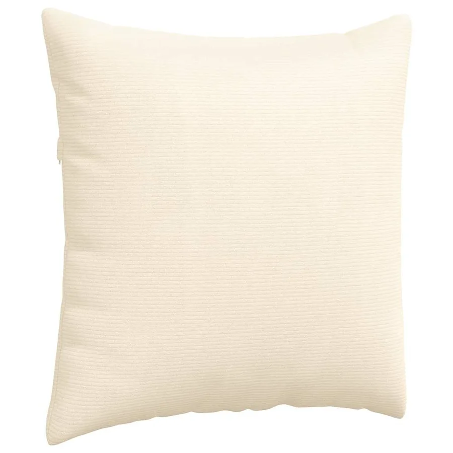 Coussins de canapé 2 pcs Crème 80 x 80 cm - 5