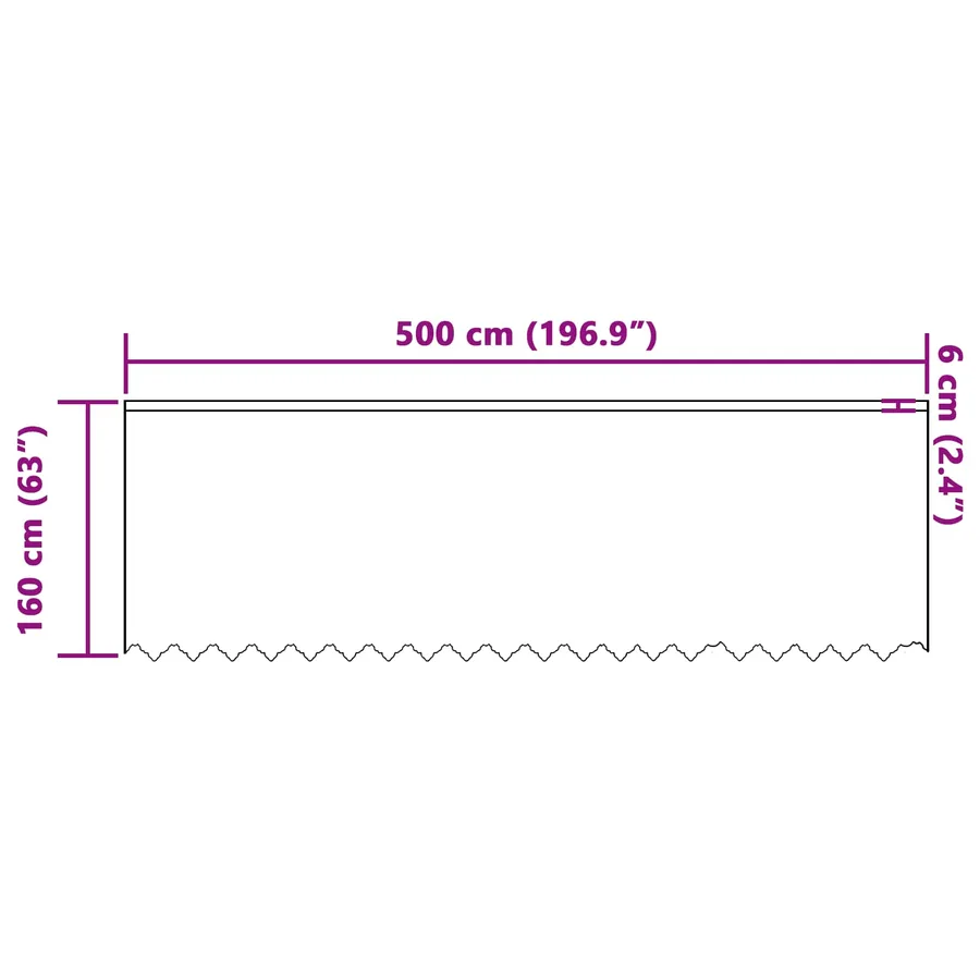 Rideau en Dentelle Floral Blanc 160 x 500 cm Polyester - 8