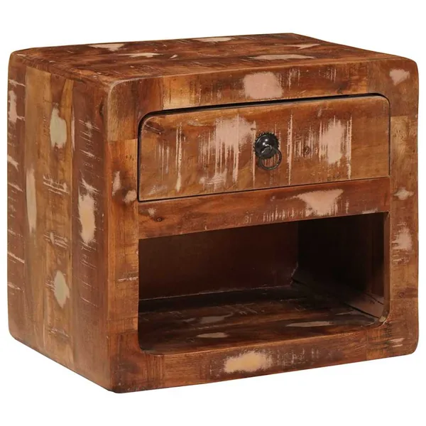 Cabinet de chevet mural avec tiroir Multicolore 40 x 30 x 36 cm