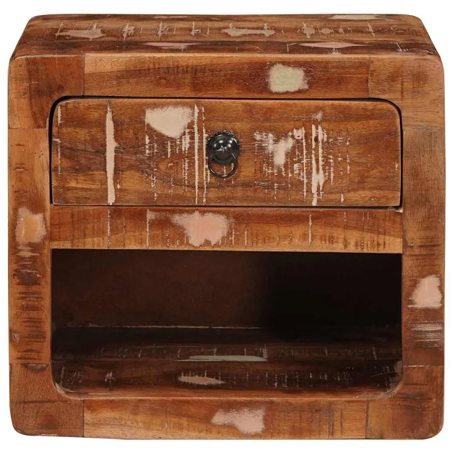 Cabinet de chevet mural avec tiroir Multicolore 40 x 30 x 36 cm - 5