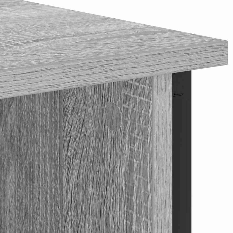Cabinet de chevet 2 pcs Gris Sonoma 38 x 31 x 61 cm - 10