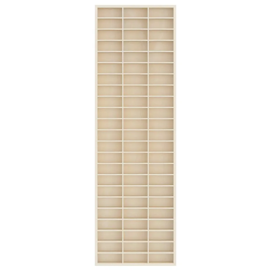 Vitrine Murale Beige 30 x 4,5 x 96 cm Bois d'ingénierie - 3