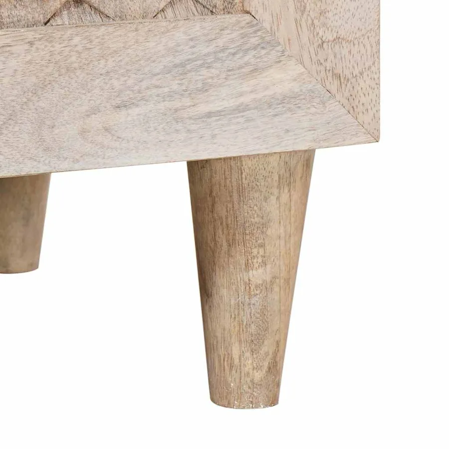 Buffet 3 pcs Blanc 180 x 33,5 x 75 cm bois de manguier massif - 10