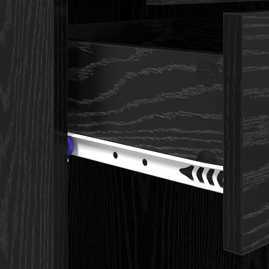 Haut Armoire Chêne noir 40 x 42,5 x 185 cm Bois d'ingénierie - 10