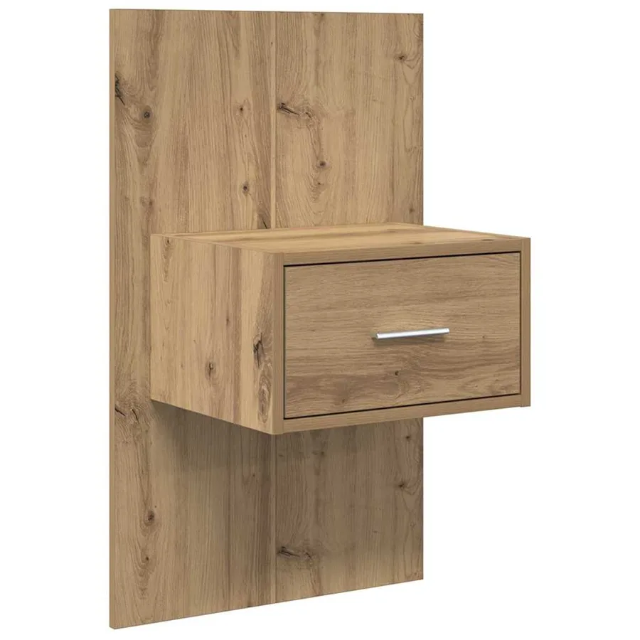 Cabinet de chevet 2 pc Chêne artisanal 50 x 32,5 x 80cm - 6