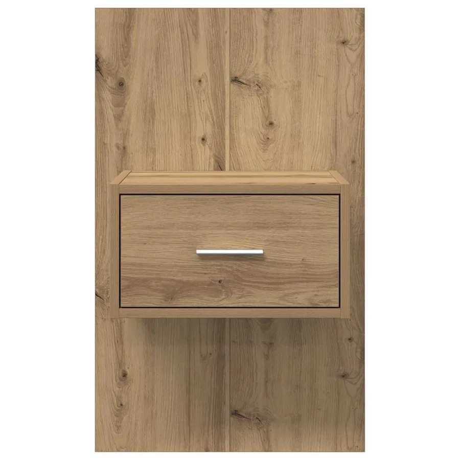 Cabinet de chevet 2 pc Chêne artisanal 50 x 32,5 x 80cm - 7