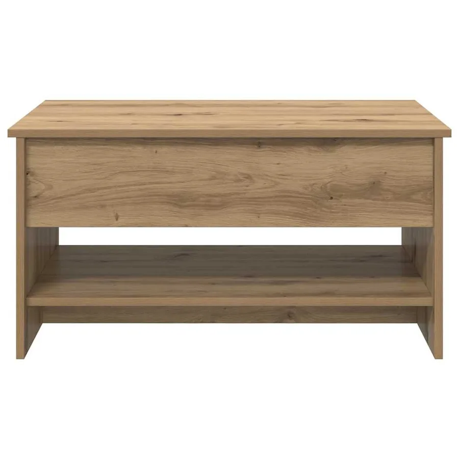 Table basse Chêne artisanal 80 x 50,5 x 41,5 cm - 6