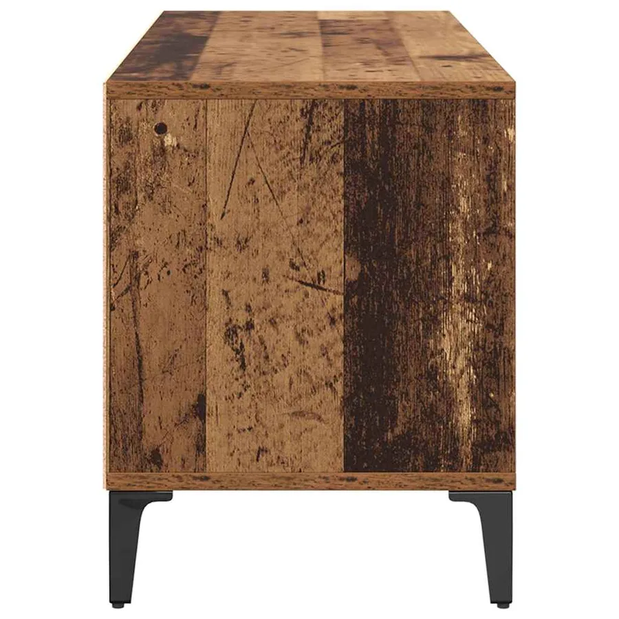 Meuble TV avec tiroir Bois Ancien 100 x 34,5 x 44,5 cm - 7