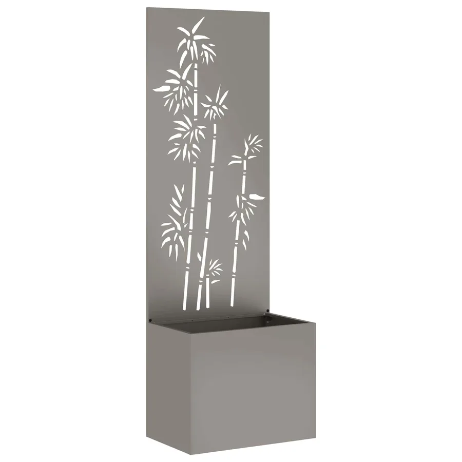 Écran de confidentialité de jardin Floral Rouillé 50 x 150 cm - 5