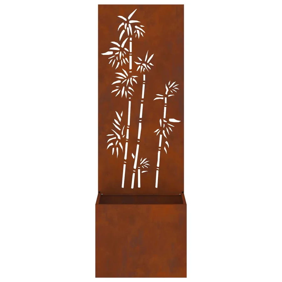 Écran de confidentialité de jardin Floral Rouillé 50 x 150 cm - 6