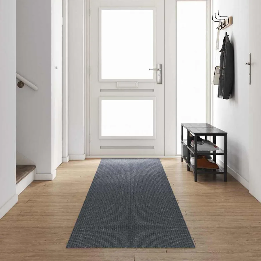 Tapis Couloir Gris 80 x 500 cm tissu