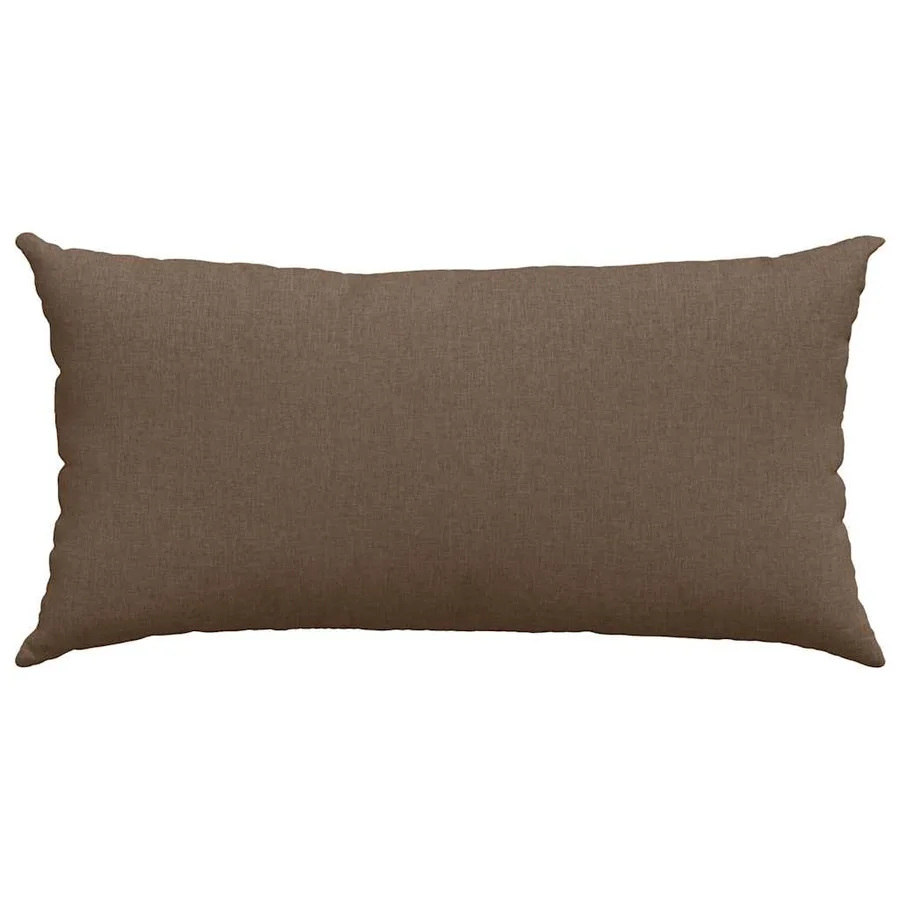 Coussins de canapé 2 pcs Marron 80 x 40 cm tissu - 6