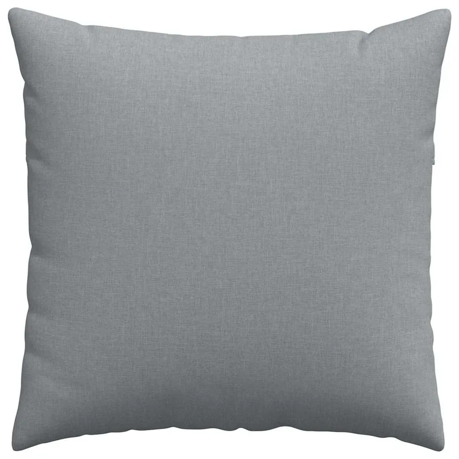 Coussins de canapé 2 pcs Gris clair 80 x 80 cm tissu - 6
