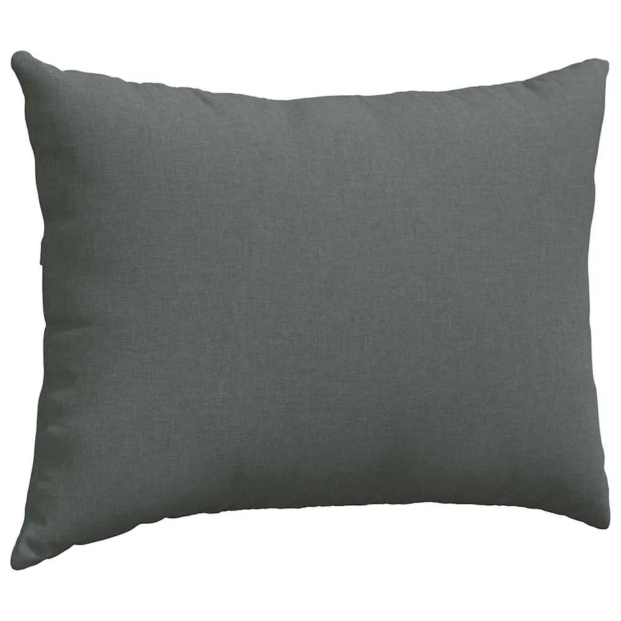 Coussins de canapé 2 pcs Gris foncé 70 x 50 cm tissu - 5