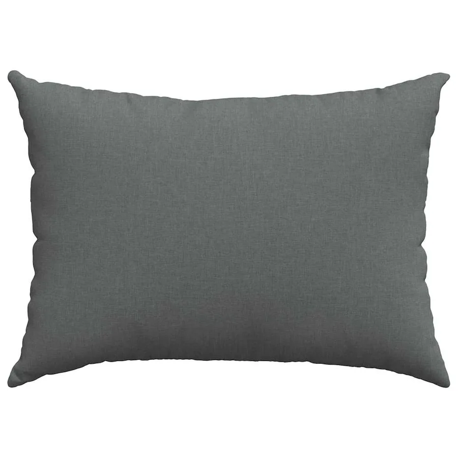 Coussins de canapé 2 pcs Gris foncé 70 x 50 cm tissu - 6