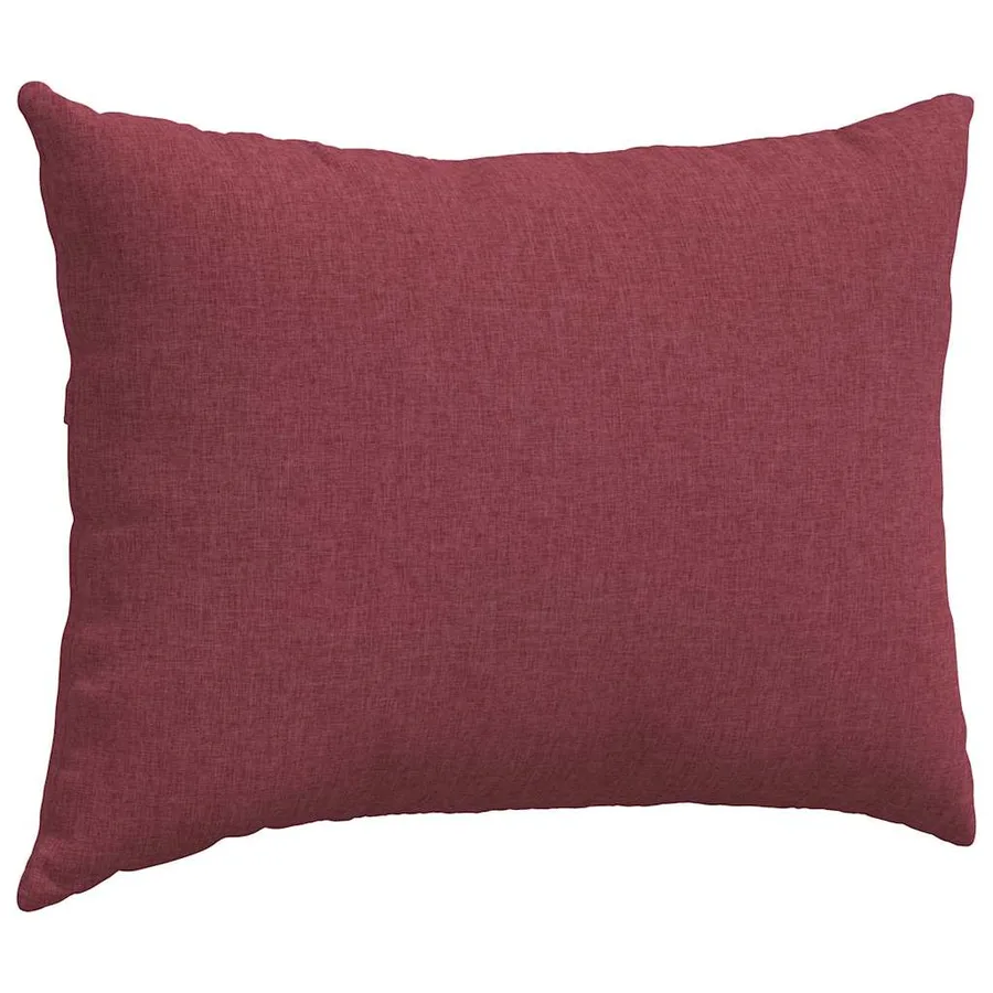 Coussins de canapé 2 pcs Bordeaux 70 x 50 cm tissu - 5